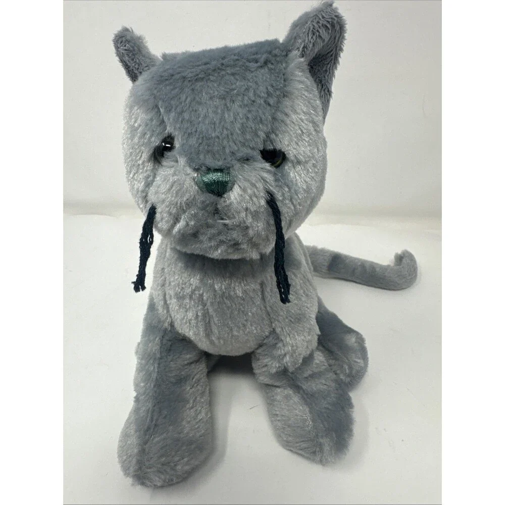 Ganz Webkinz Charcoal Cat HM152 Gray Kitty Plush Stuffed Animal No Code